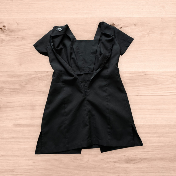 Simon Jersey Worn Once Black‎ Polyester Dress Size 8 - Picture 3 of 7